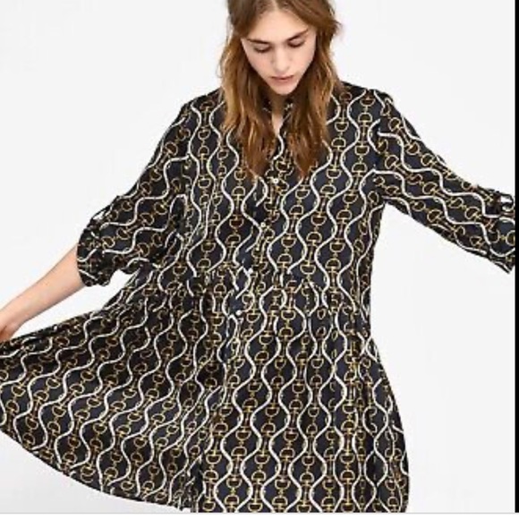 Zara chain scarf print dress. - Picture 8 of 8